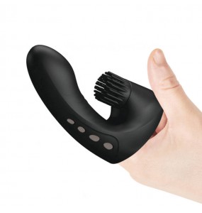 PRETTY LOVE - Finger Magic Drill Vibrator (Chargeable - Black)